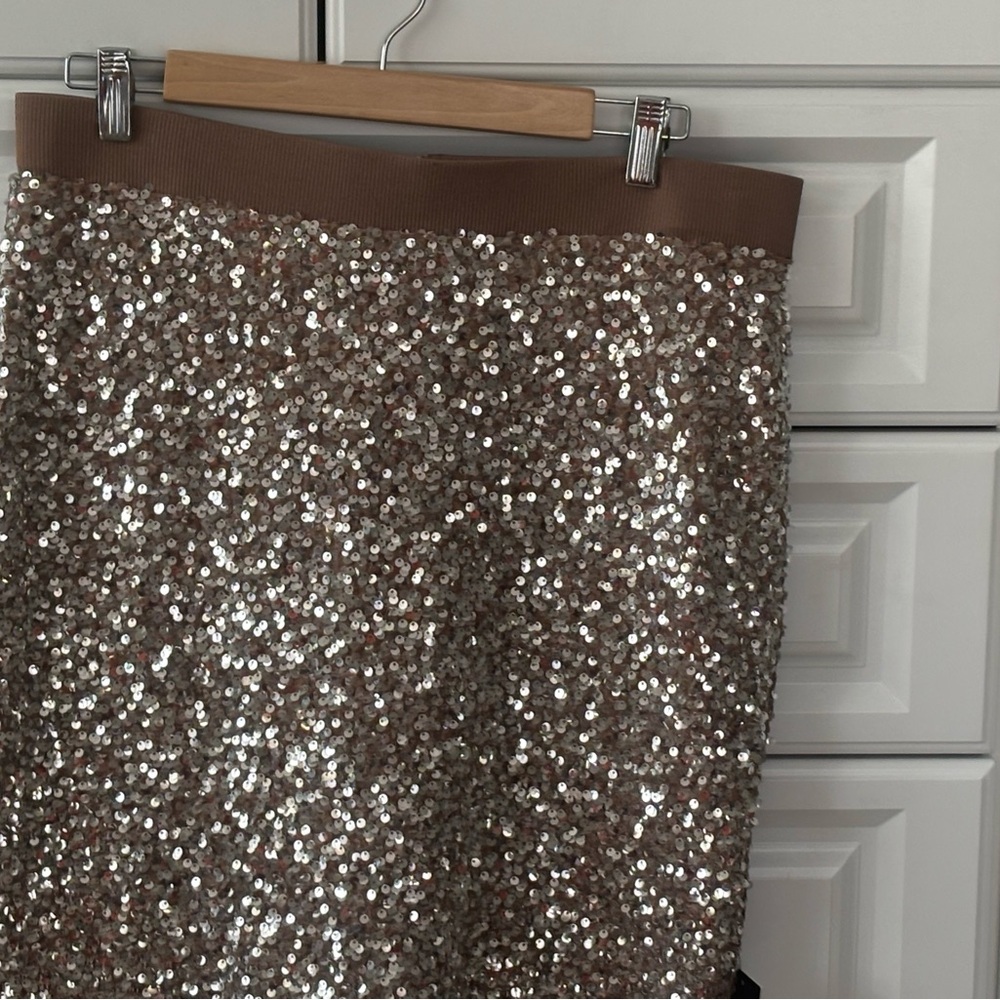 JLUXLABEL Sparkling Sequin Mini Skirt